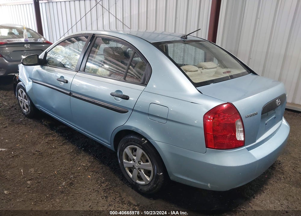 2009 HYUNDAI ACCENT GLS VIN: KMHCM46C89U299085
