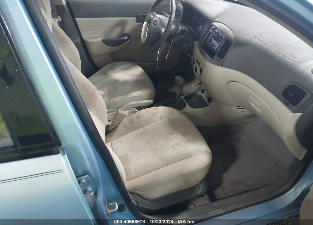 2009 HYUNDAI ACCENT GLS VIN: KMHCM46C89U299085