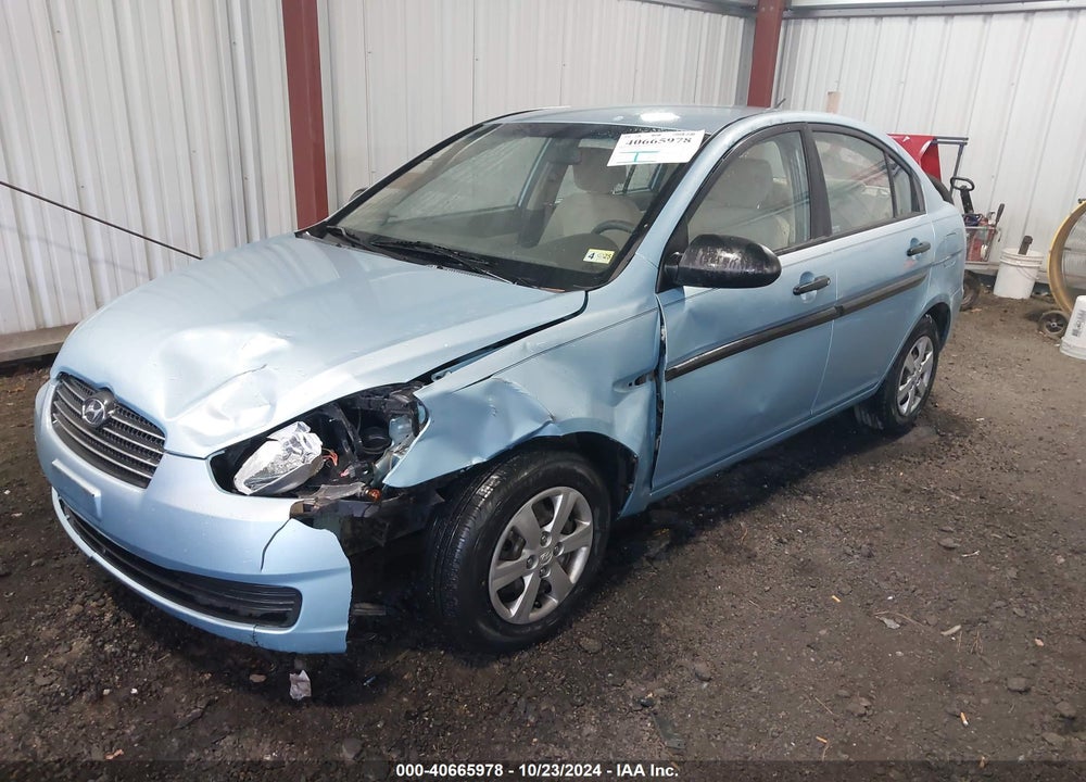 2009 HYUNDAI ACCENT GLS VIN: KMHCM46C89U299085