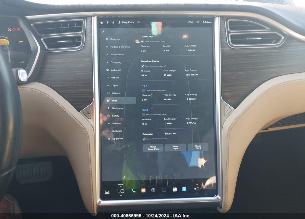 2015 TESLA MODEL S VIN: 5YJSA1H28FF094169