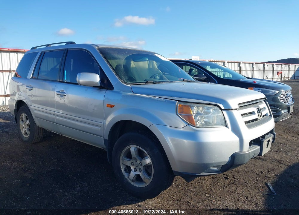 2007 HONDA PILOT EX VIN: 2HKYF18467H512714