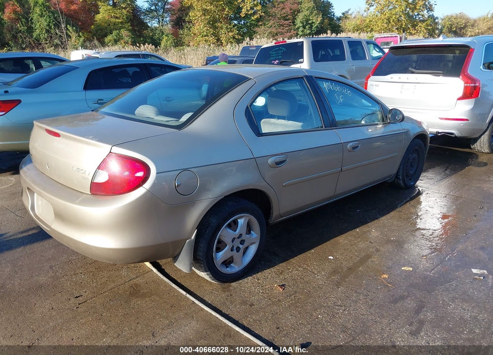 2002 DODGE NEON SE VIN: 1B3ES46C42D538089