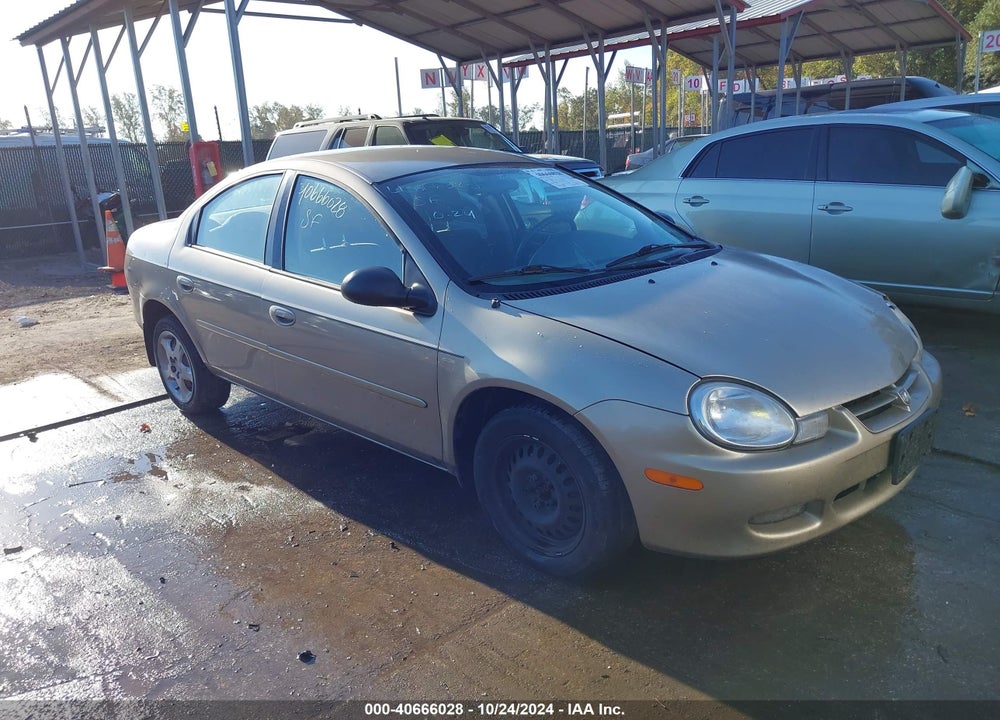 2002 DODGE NEON SE VIN: 1B3ES46C42D538089