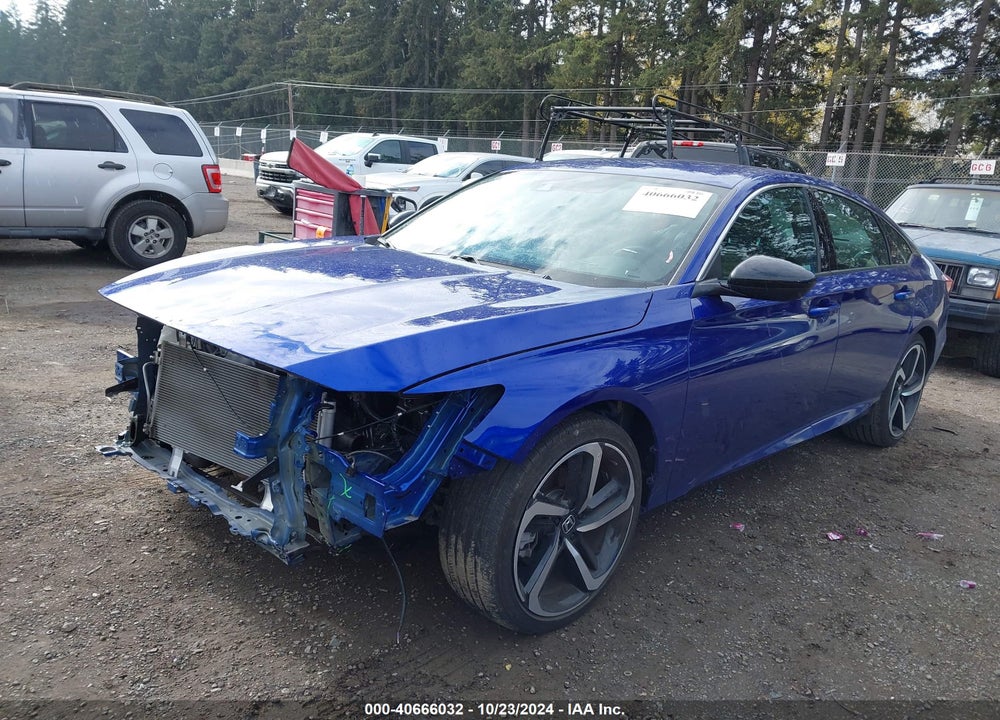 2022 HONDA ACCORD SPORT VIN: 1HGCV1F3XNA075135