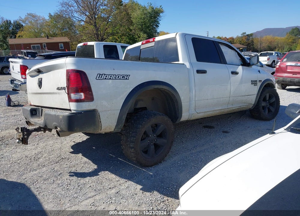 2020 RAM 1500 CLASSIC WARLOCK 4X4 5'7 BOX VIN: 1C6RR7LT8LS104165