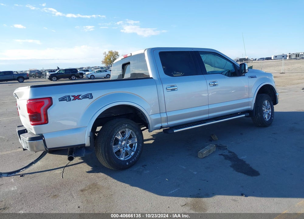 2015 FORD F-150 LARIAT VIN: 1FTEW1EF4FKD59159