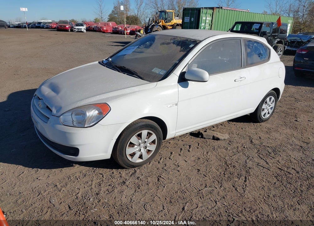 2010 HYUNDAI ACCENT GS VIN: KMHCM3AC3AU185484
