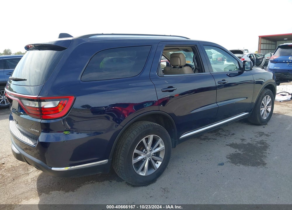 2014 DODGE DURANGO LIMITED VIN: 1C4RDJDG9EC318519