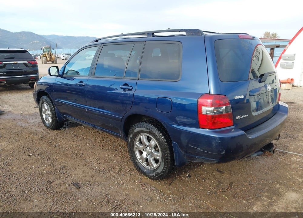 2005 TOYOTA HIGHLANDER V6 VIN: JTEEP21A450133383