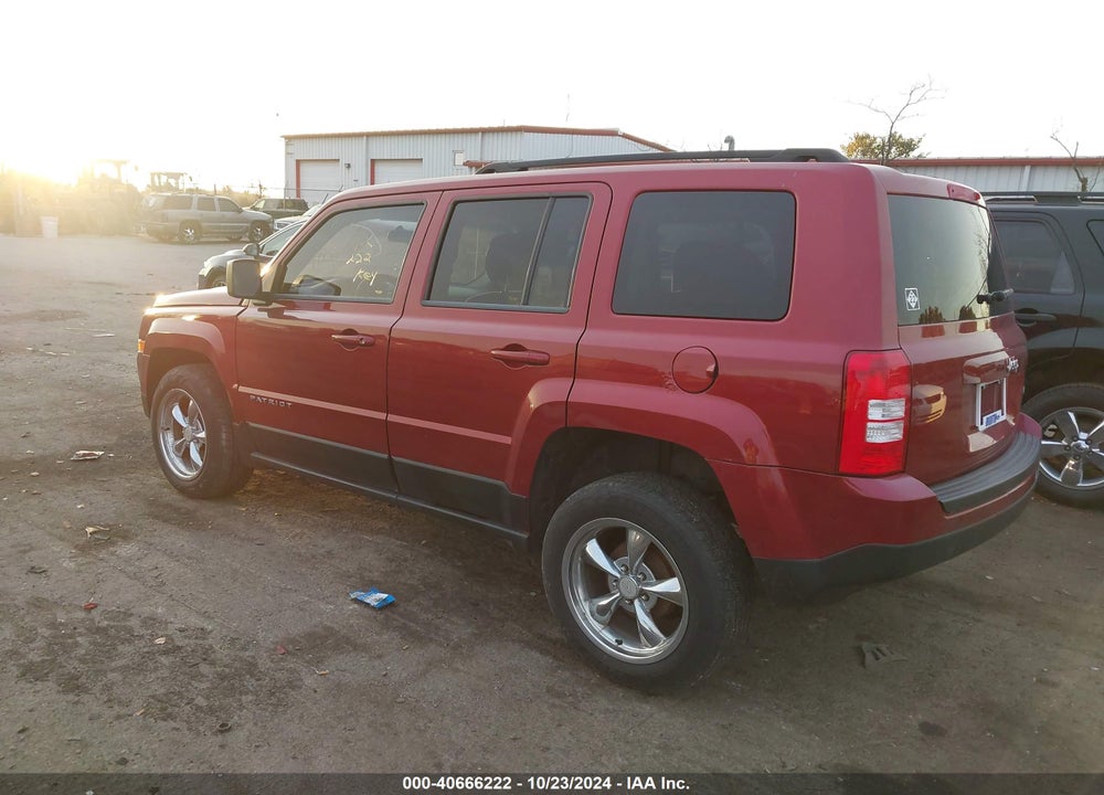2012 JEEP PATRIOT LATITUDE VIN: 1C4NJPFB6CD636665