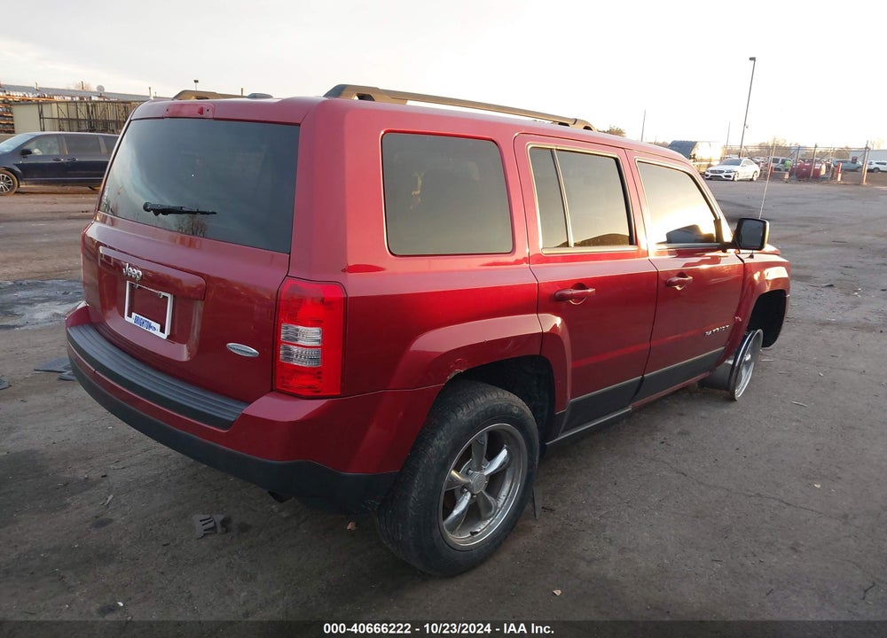 2012 JEEP PATRIOT LATITUDE VIN: 1C4NJPFB6CD636665