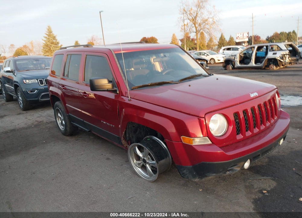 2012 JEEP PATRIOT LATITUDE VIN: 1C4NJPFB6CD636665