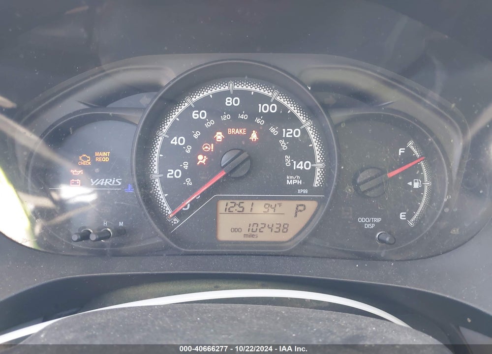 2015 TOYOTA YARIS L VIN: VNKKTUD36FA023997