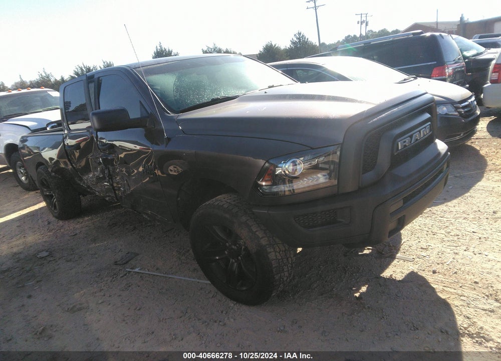 2021 RAM 1500 CLASSIC WARLOCK 4X4 6'4 BOX VIN: 1C6RR7GG7MS560365