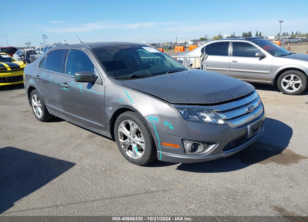 2012 FORD FUSION SE VIN: 3FAHP0HA9CR327700
