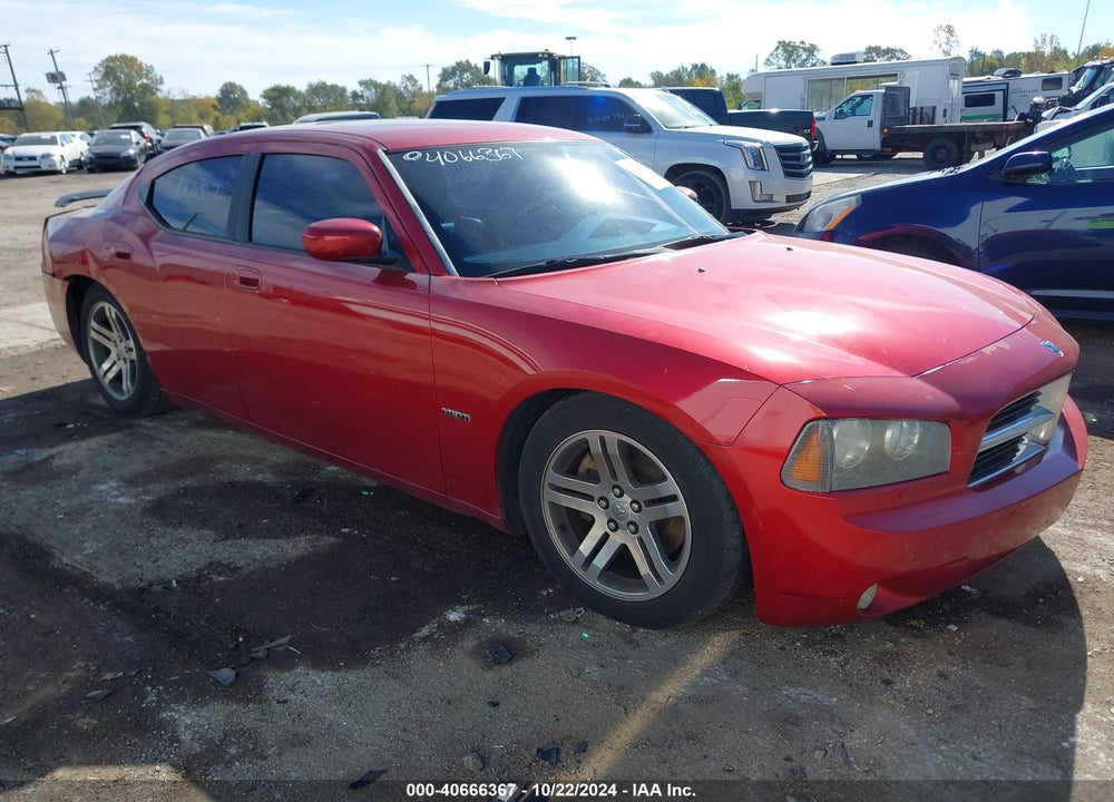 2006 DODGE CHARGER RT VIN: 2B3KA53H96H256700