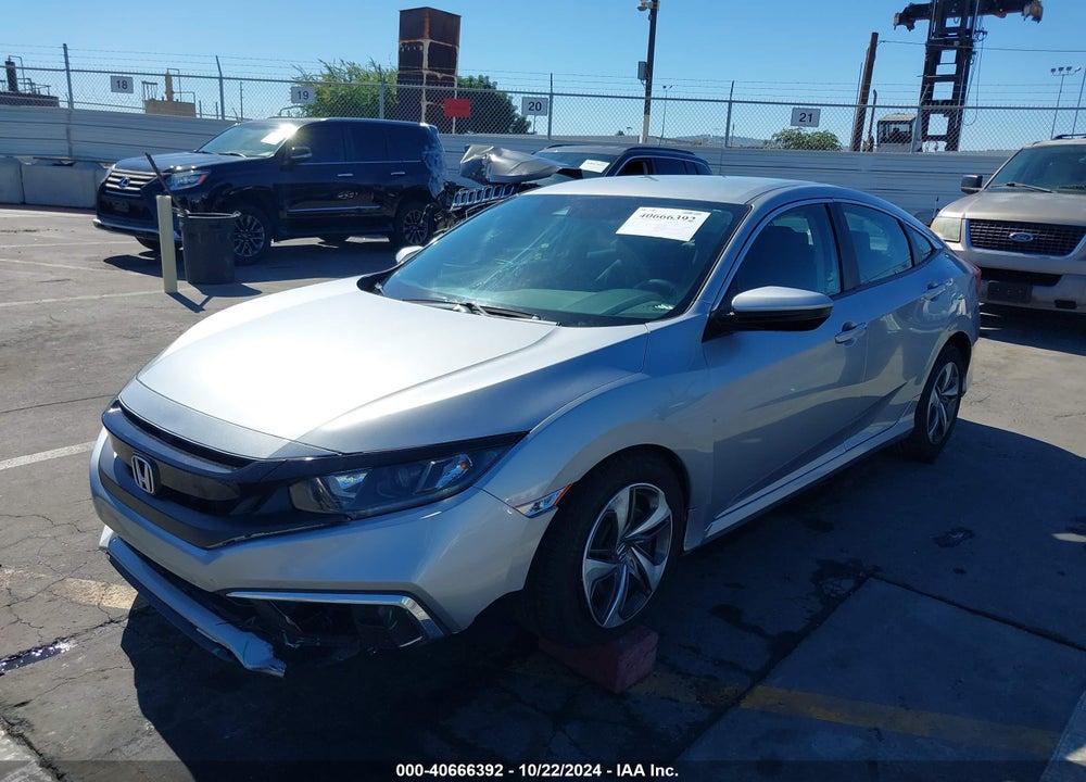 2019 HONDA CIVIC LX VIN: 19XFC2F64KE029424