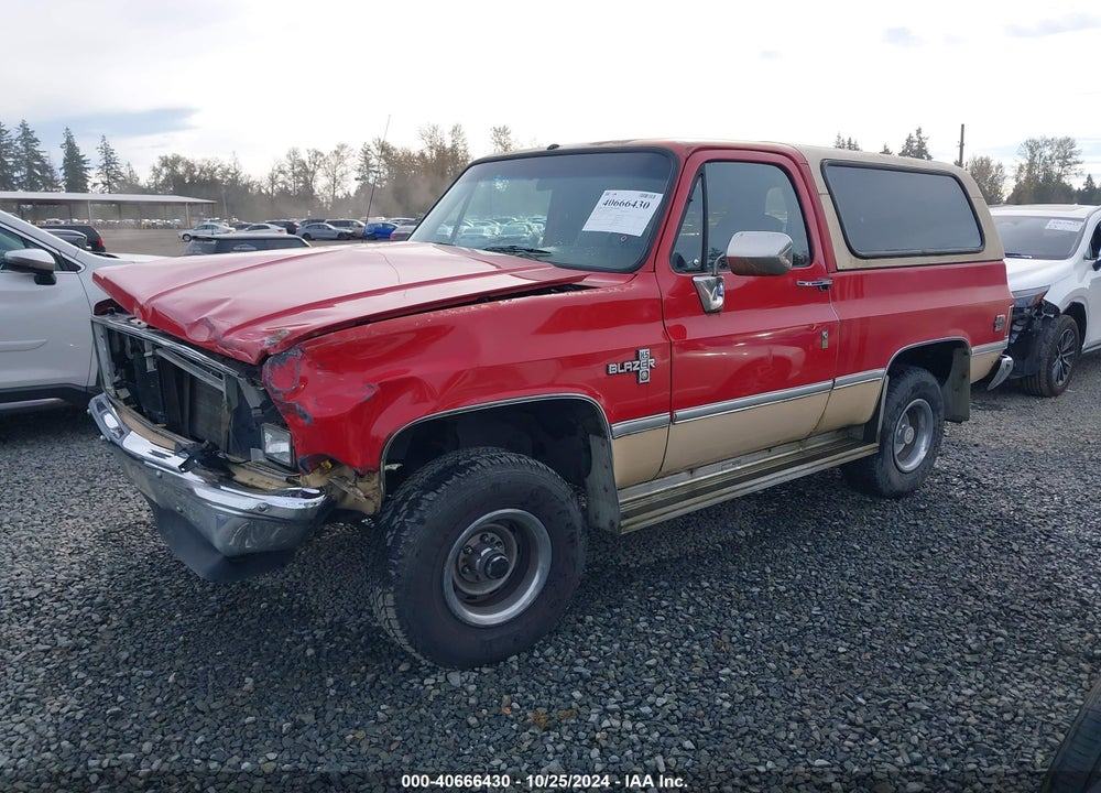 1988 CHEVROLET BLAZER V10 VIN: 1GNEV18K4JF122062