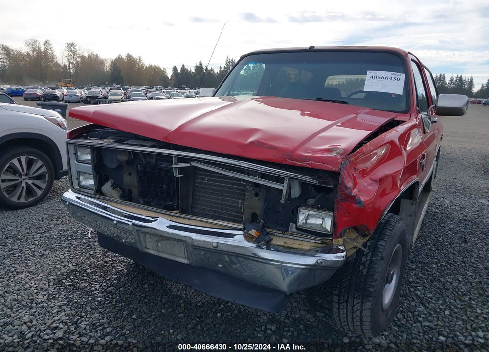 1988 CHEVROLET BLAZER V10 VIN: 1GNEV18K4JF122062