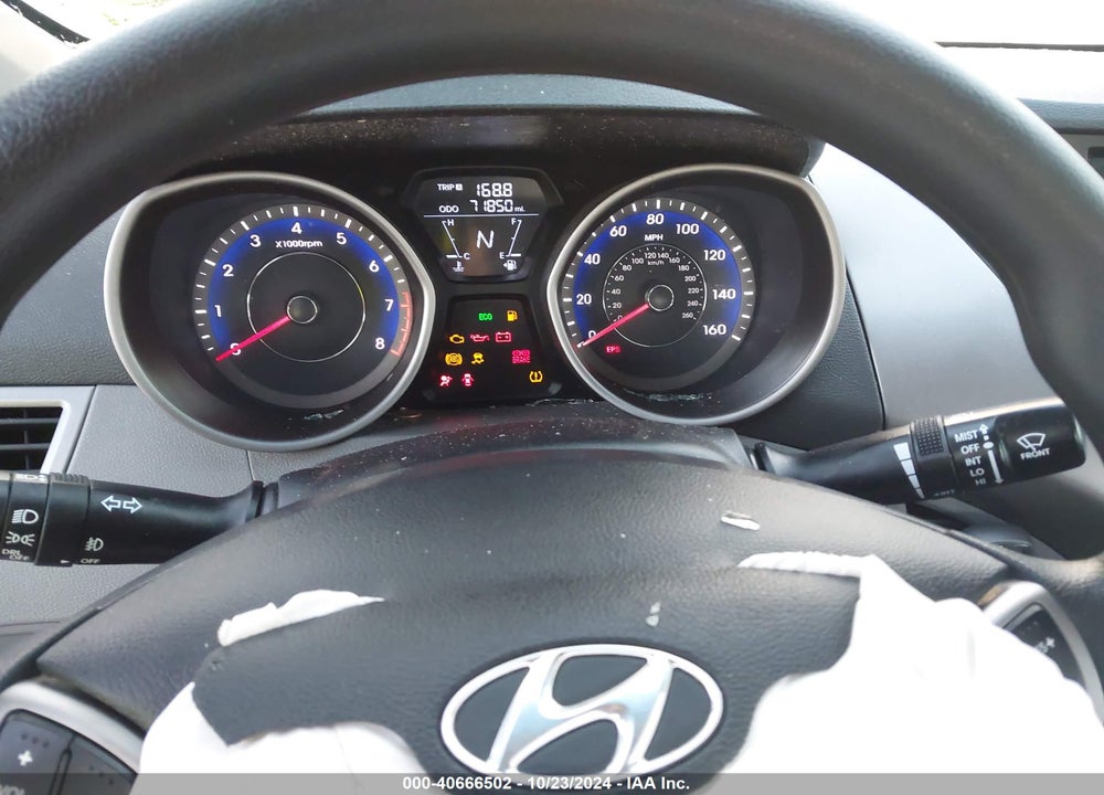 2013 HYUNDAI ELANTRA GLS VIN: KMHDH4AEXDU872983