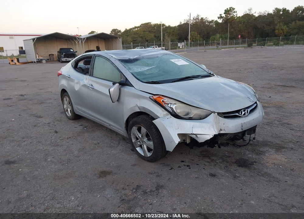 2013 HYUNDAI ELANTRA GLS VIN: KMHDH4AEXDU872983