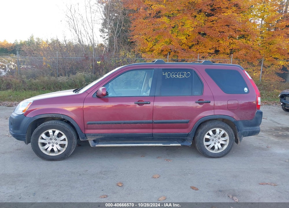 2006 HONDA CR-V EX VIN: SHSRD78896U425573