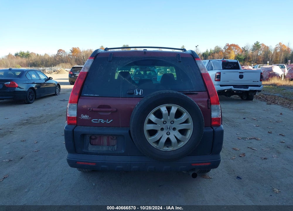 2006 HONDA CR-V EX VIN: SHSRD78896U425573