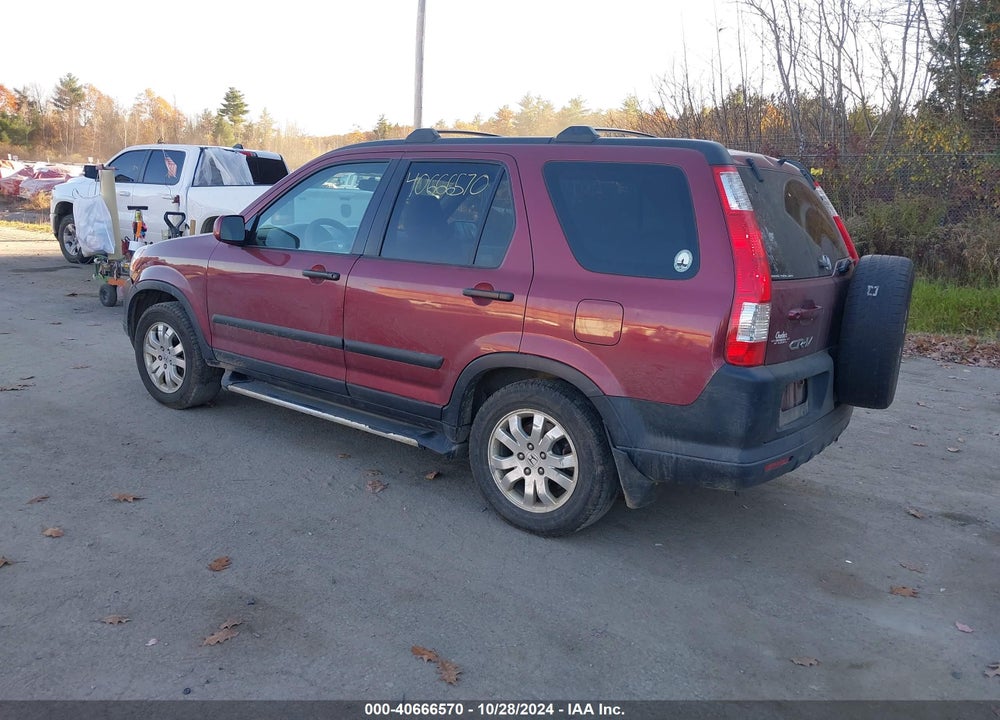 2006 HONDA CR-V EX VIN: SHSRD78896U425573