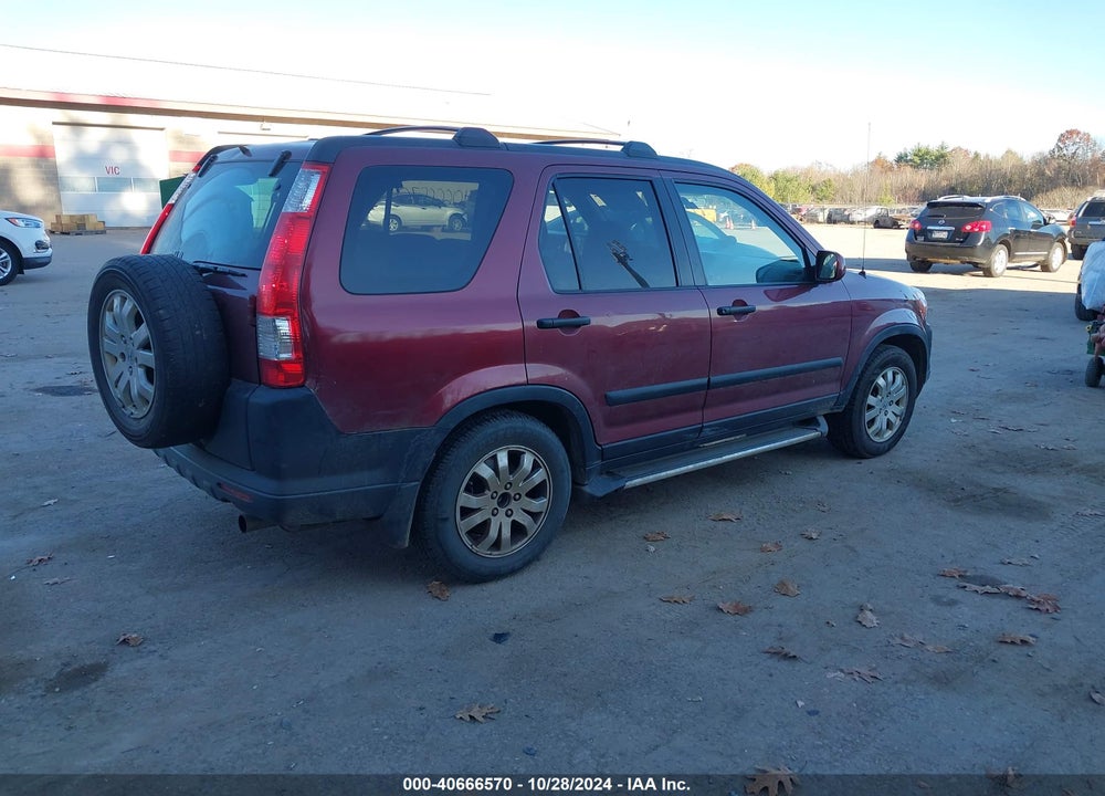 2006 HONDA CR-V EX VIN: SHSRD78896U425573
