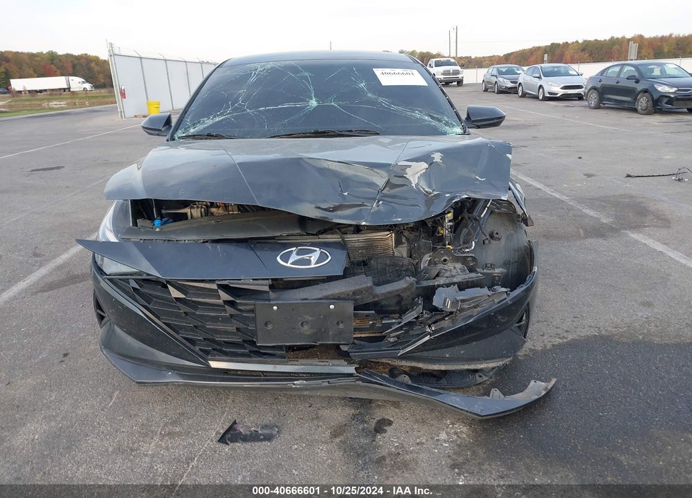 2021 HYUNDAI ELANTRA SEL VIN: 5NPLM4AG9MH008207