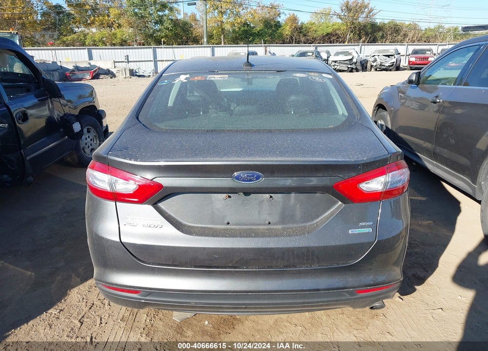 2016 FORD FUSION SE VIN: 1FA6P0HD2G5100407
