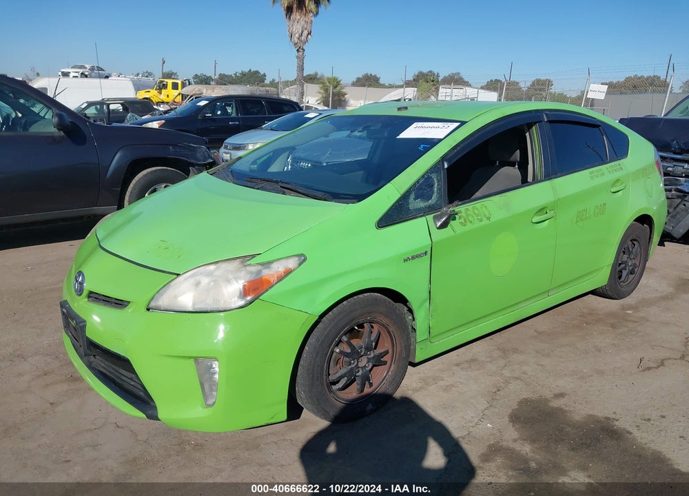 2015 TOYOTA PRIUS TWO VIN: JTDKN3DU6F0421092