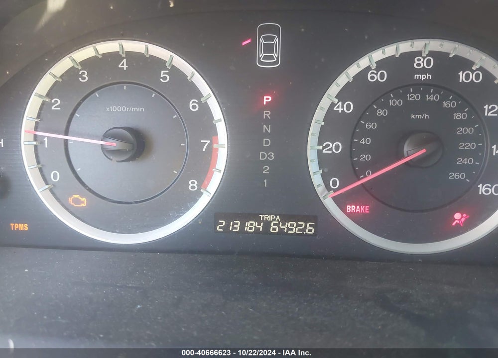 2009 HONDA ACCORD 2.4 LX-P VIN: JHMCP26479C000456