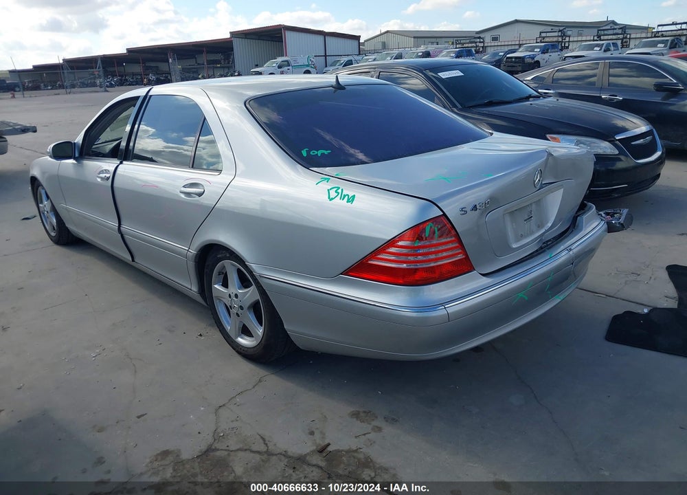 2004 MERCEDES-BENZ S 430 VIN: WDBNG70J34A399150
