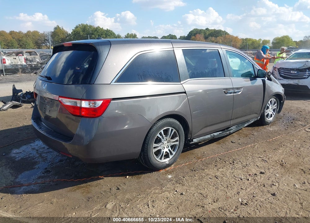 2011 HONDA ODYSSEY EX-L VIN: 5FNRL5H64BB053468