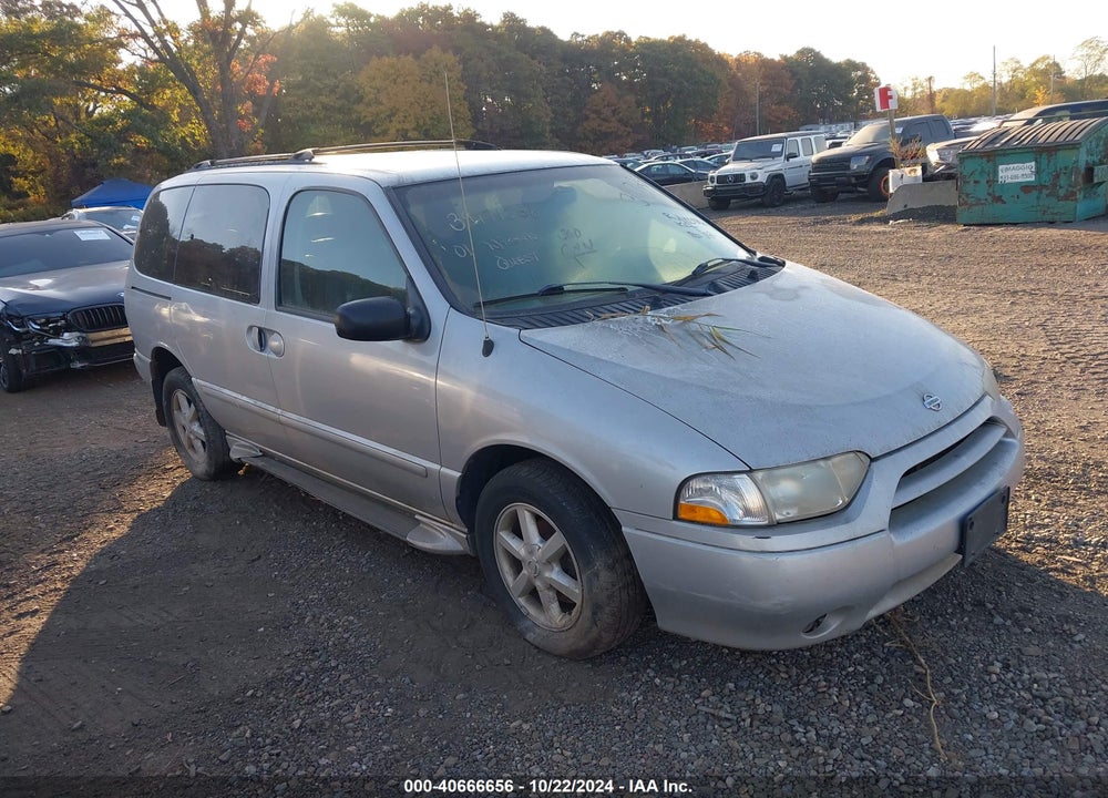 2001 NISSAN QUEST GLE VIN: 4N2ZN17T61D809718