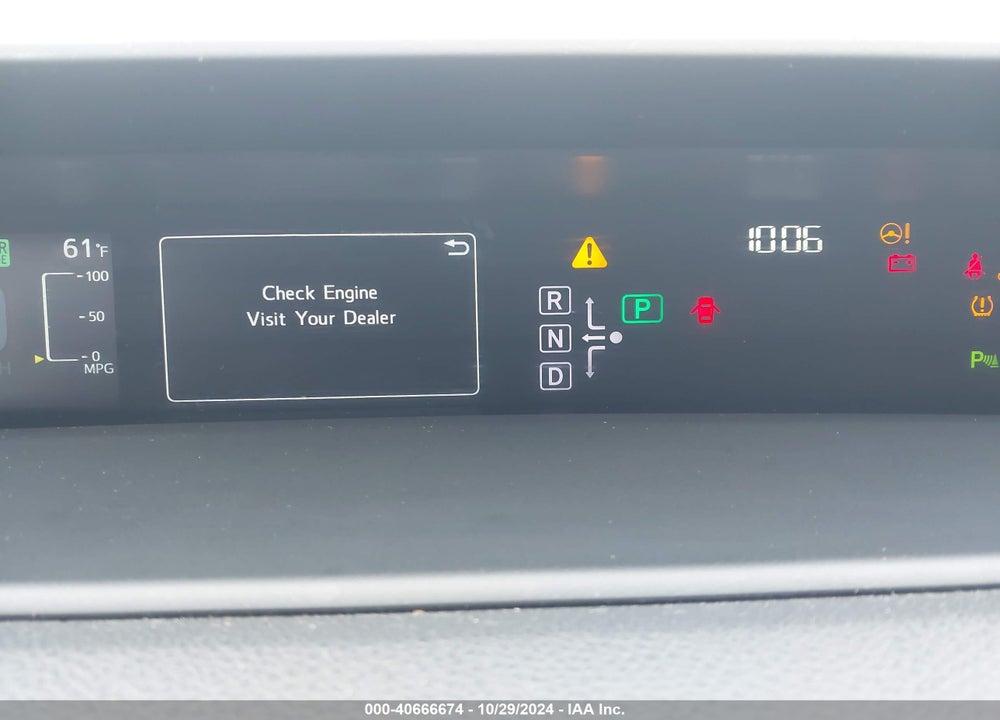 2017 TOYOTA PRIUS FOUR TOURING VIN: JTDKARFU6H3529600