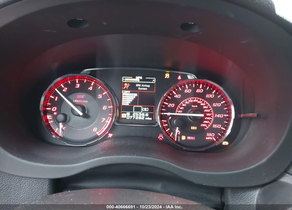 2016 SUBARU WRX STI VIN: JF1VA2V6XG9834395