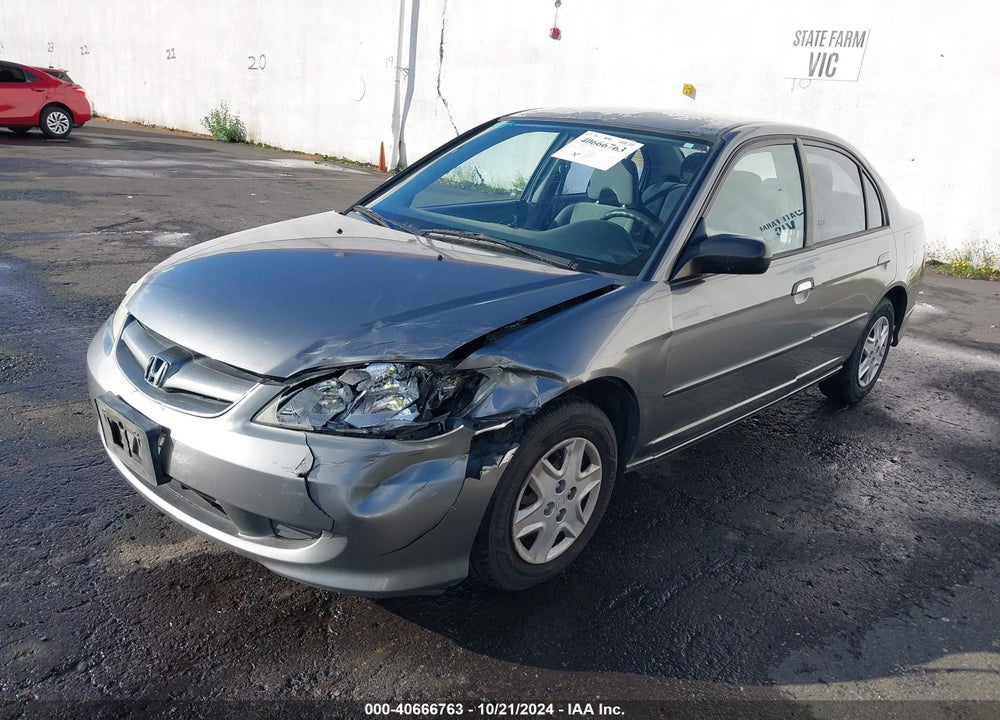 2004 HONDA CIVIC VIN: 2HGES16524H530031