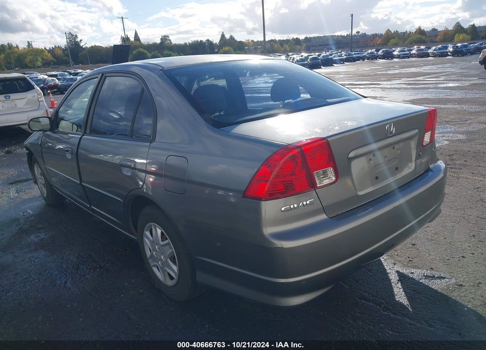 2004 HONDA CIVIC VIN: 2HGES16524H530031