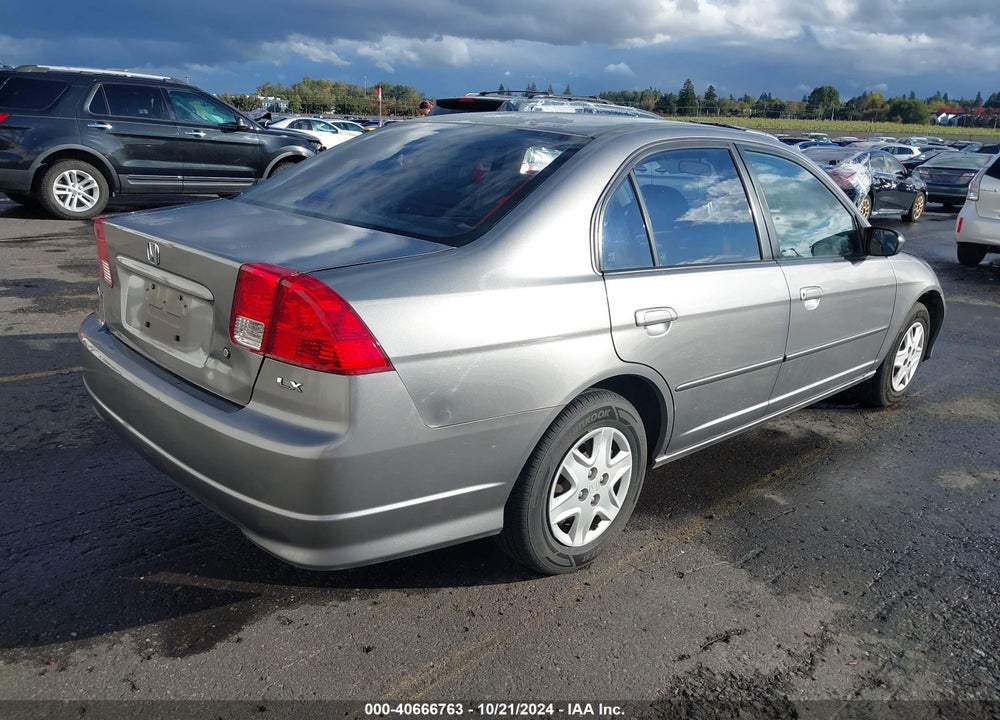 2004 HONDA CIVIC VIN: 2HGES16524H530031