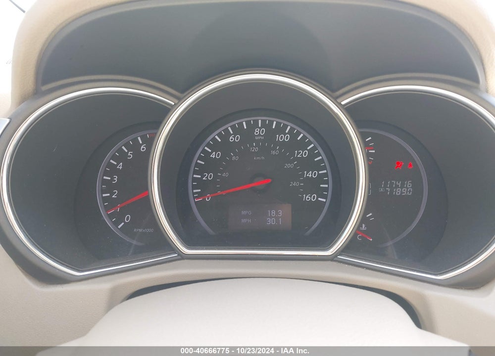 2011 NISSAN MURANO LE VIN: JN8AZ1MU4BW061580