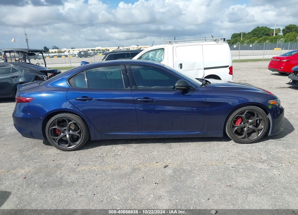 2019 ALFA ROMEO GIULIA TI SPORT RWD VIN: ZARFAMBN7K7600893