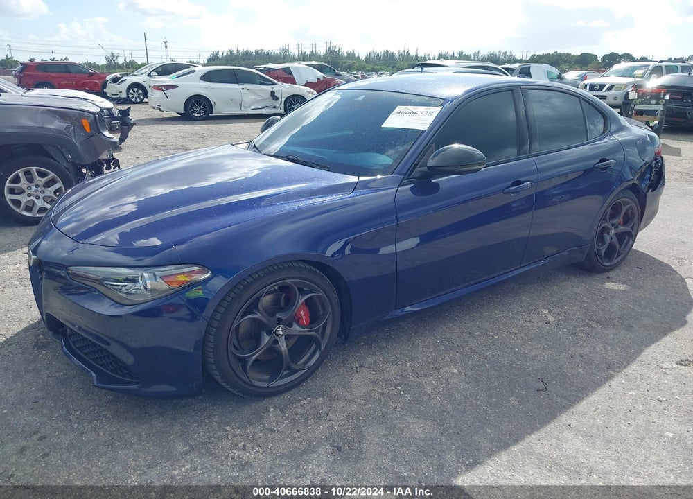 2019 ALFA ROMEO GIULIA TI SPORT RWD VIN: ZARFAMBN7K7600893