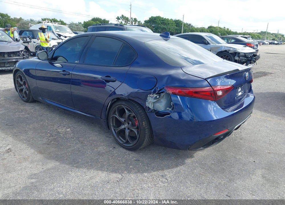 2019 ALFA ROMEO GIULIA TI SPORT RWD VIN: ZARFAMBN7K7600893