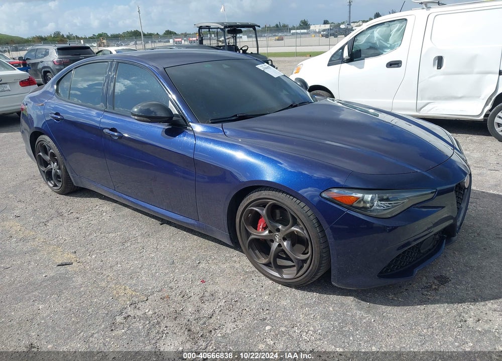 2019 ALFA ROMEO GIULIA TI SPORT RWD VIN: ZARFAMBN7K7600893