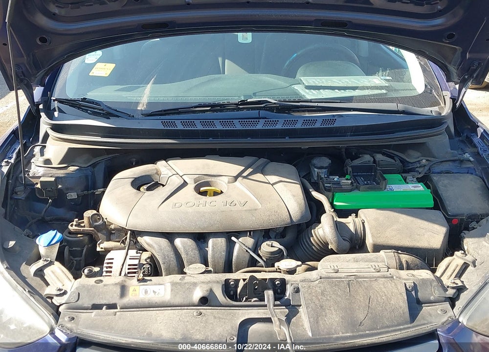 2014 HYUNDAI ELANTRA SE VIN: 5NPDH4AE9EH481954