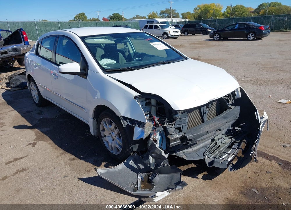 2012 NISSAN SENTRA 2.0 S VIN: 3N1AB6AP3CL707732