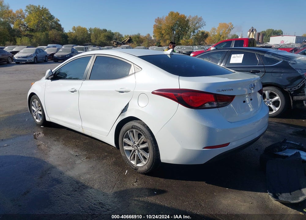 2015 HYUNDAI ELANTRA SE VIN: 5NPDH4AEXFH578713