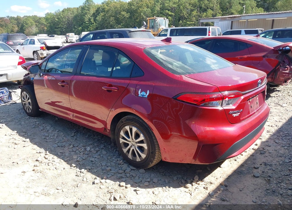 2022 TOYOTA COROLLA HYBRID LE VIN: JTDEAMDE0NJ060216